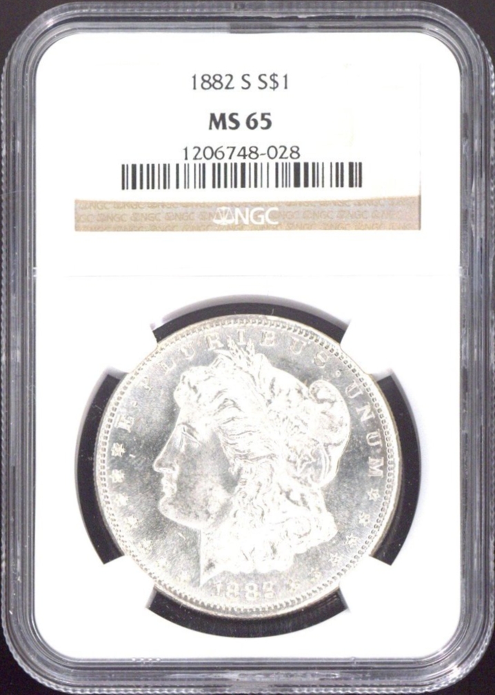 1882-S One Dollar NGC MS65 - US NGC MS65